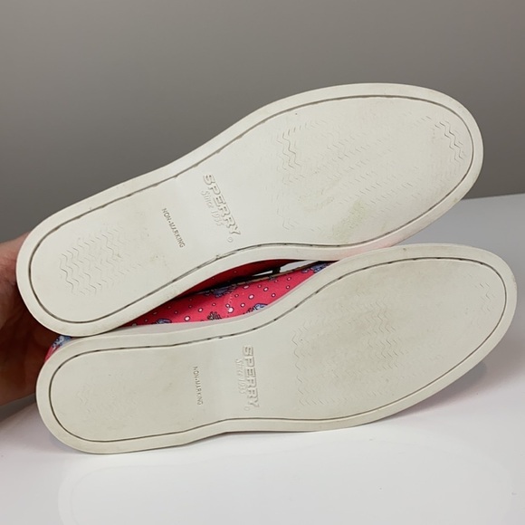 Sperry Vineyard Vines Patchwork Boat Shoes Size 5 - Picture 10 of 16